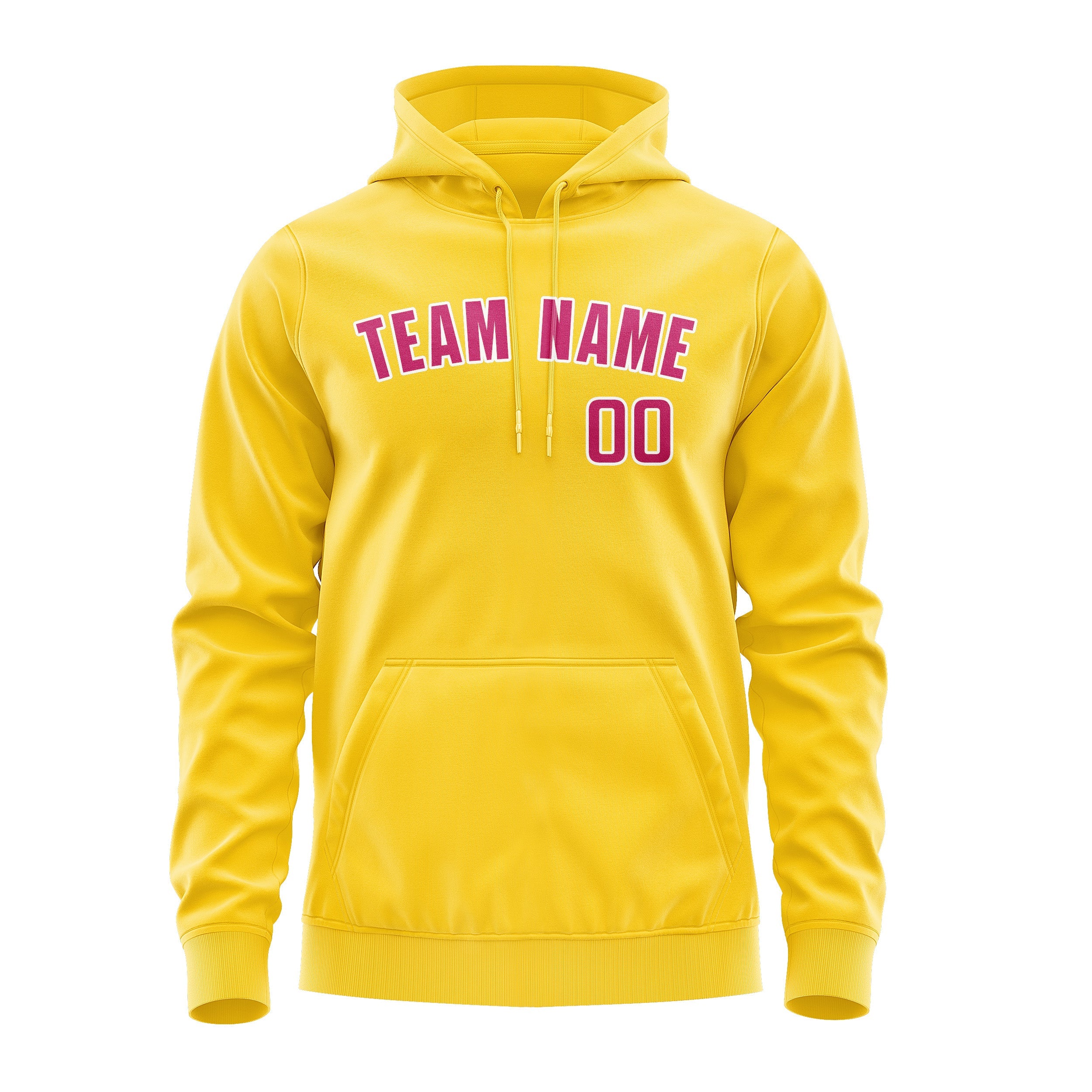 Custom Gold Pink Hoodie