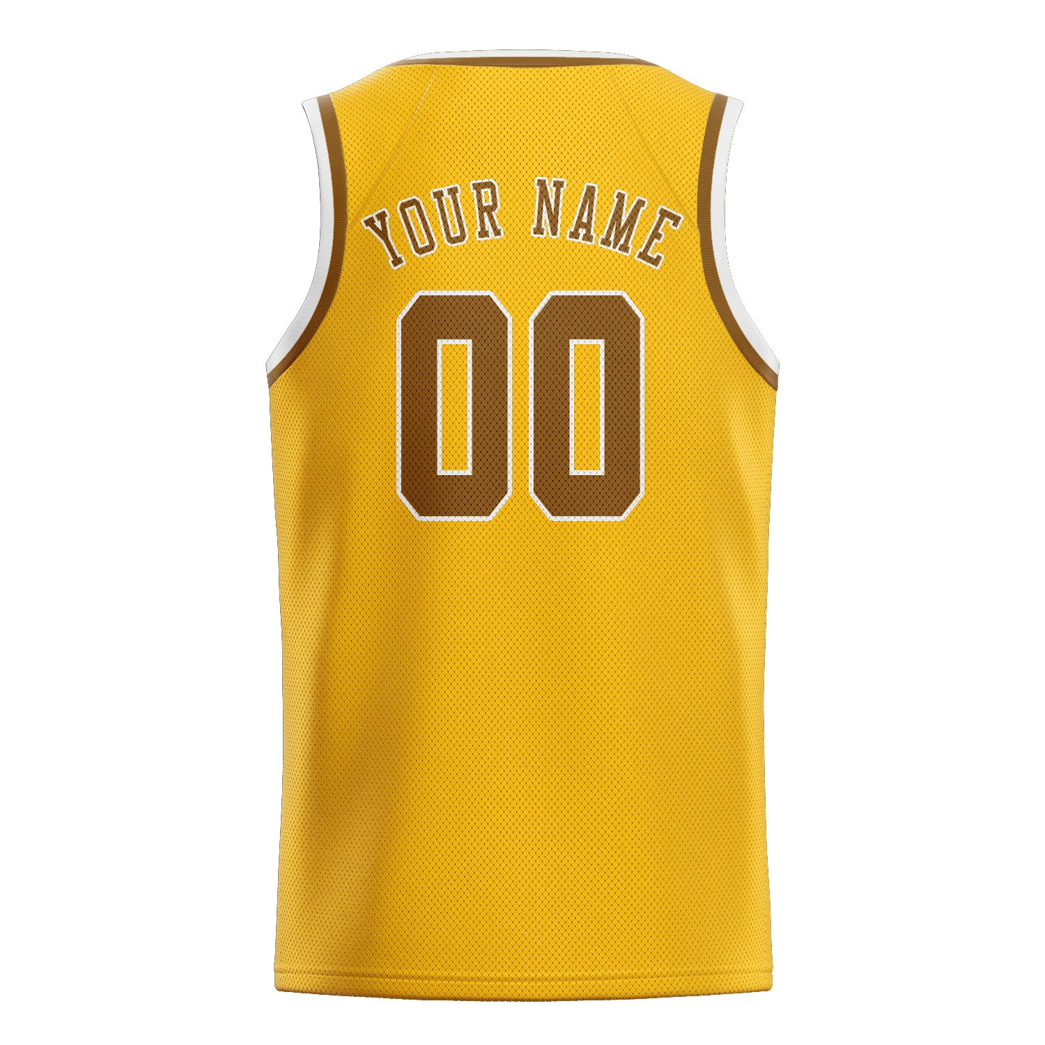 Custom Gold Khaki Basketball Jersey