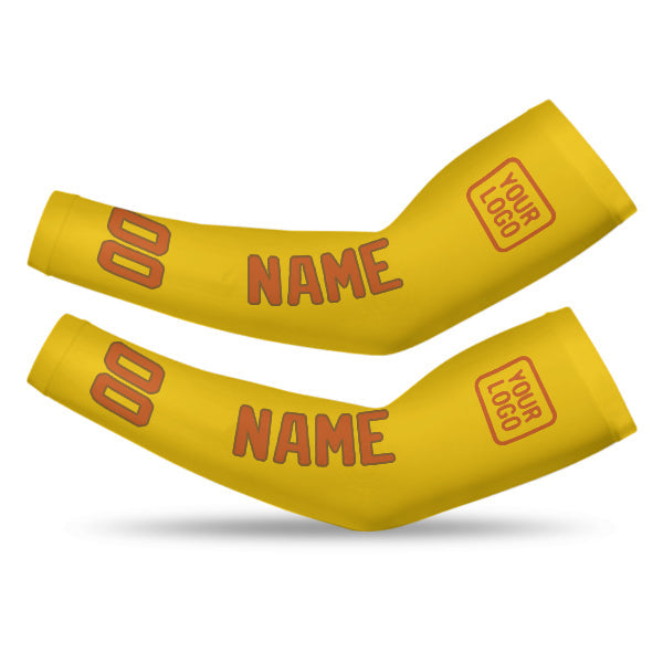 Custom Gold Orange Arm Sleeve