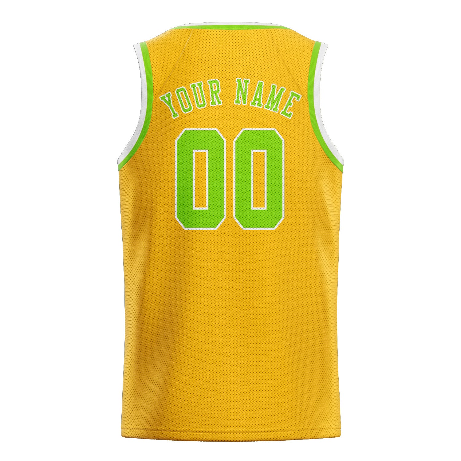 Custom Gold Emerald Green Basketball Jersey