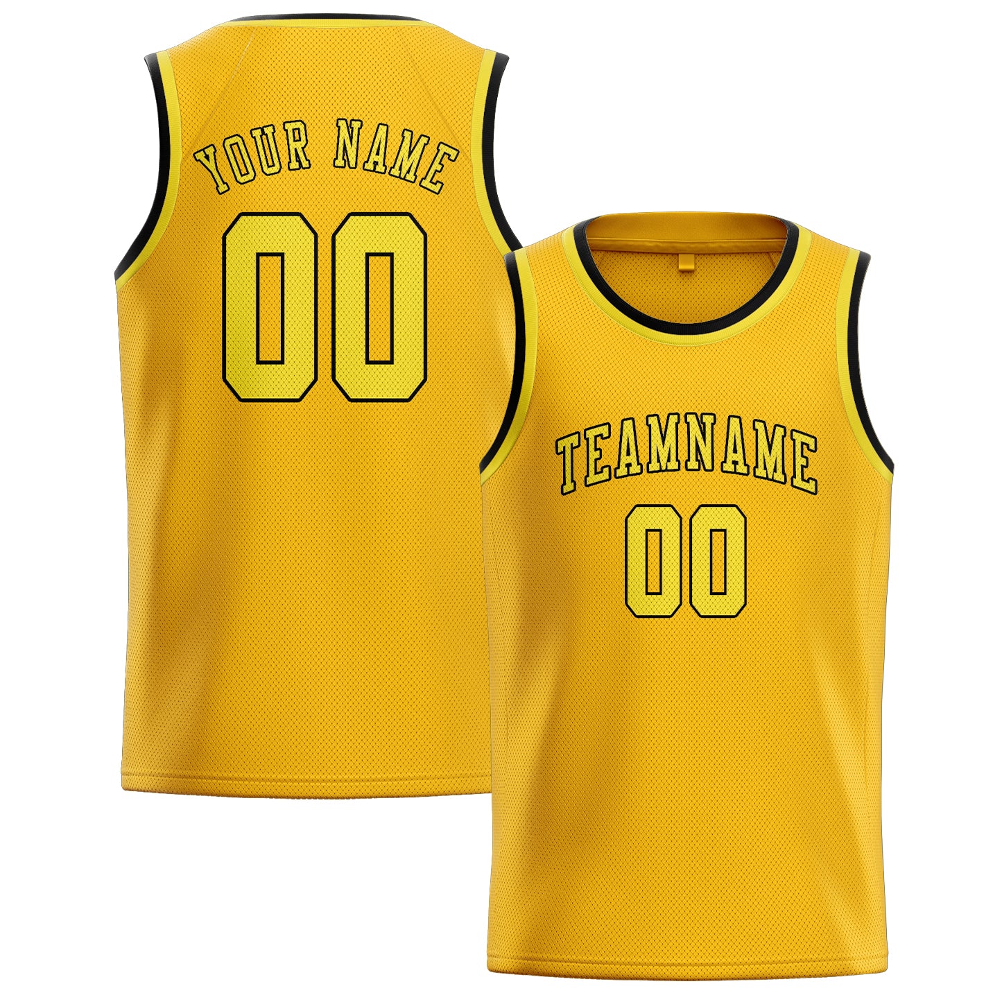 Custom Gold Light Yellow Basketball Jersey