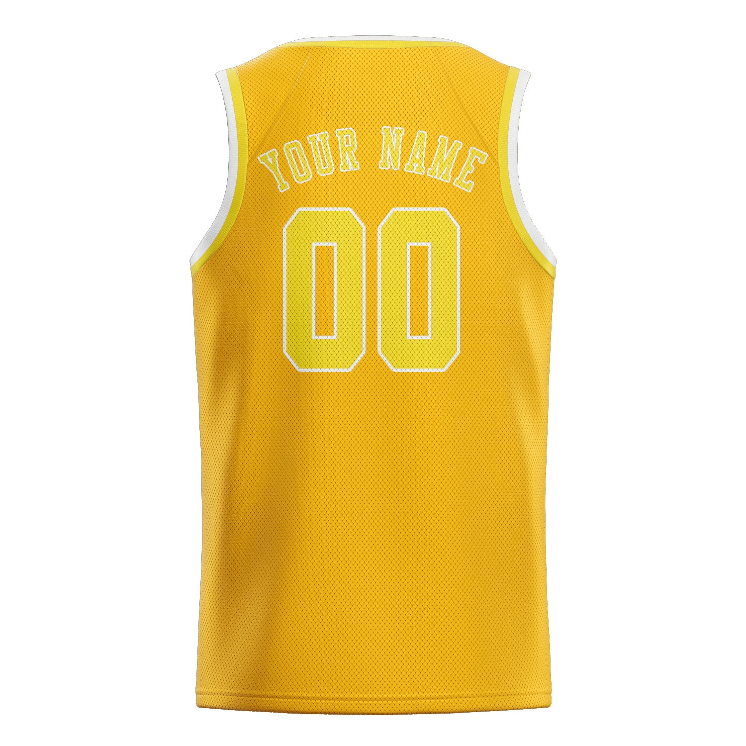 Custom Gold Light Yellow Basketball Jersey