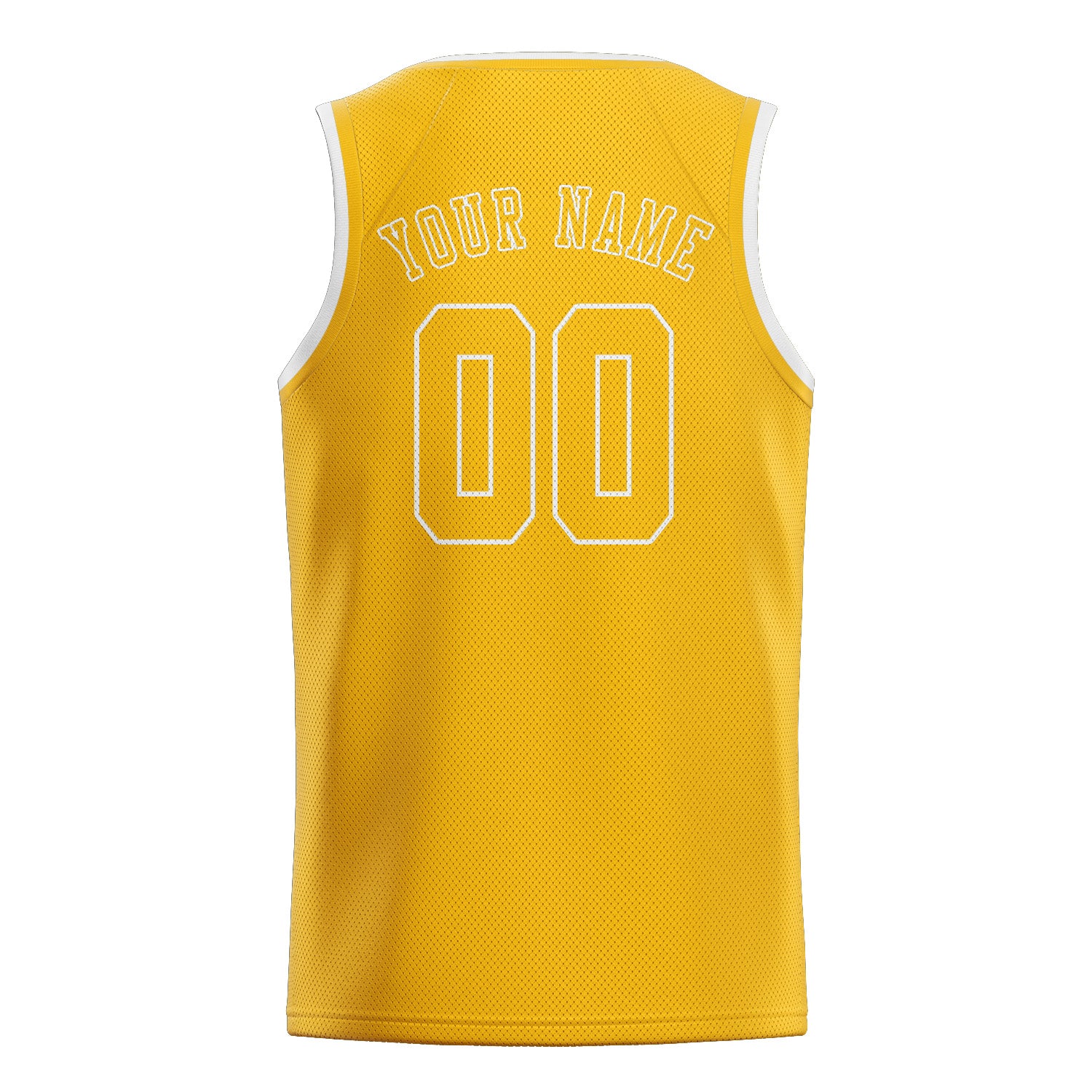 Custom Gold Gold Basketball Jersey