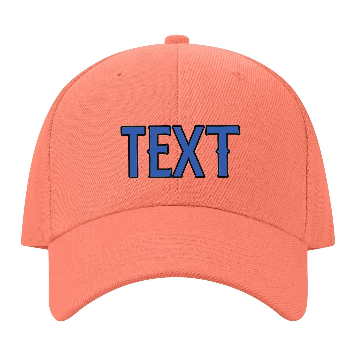 Custom Coral Pink Navy Hat 31B21709