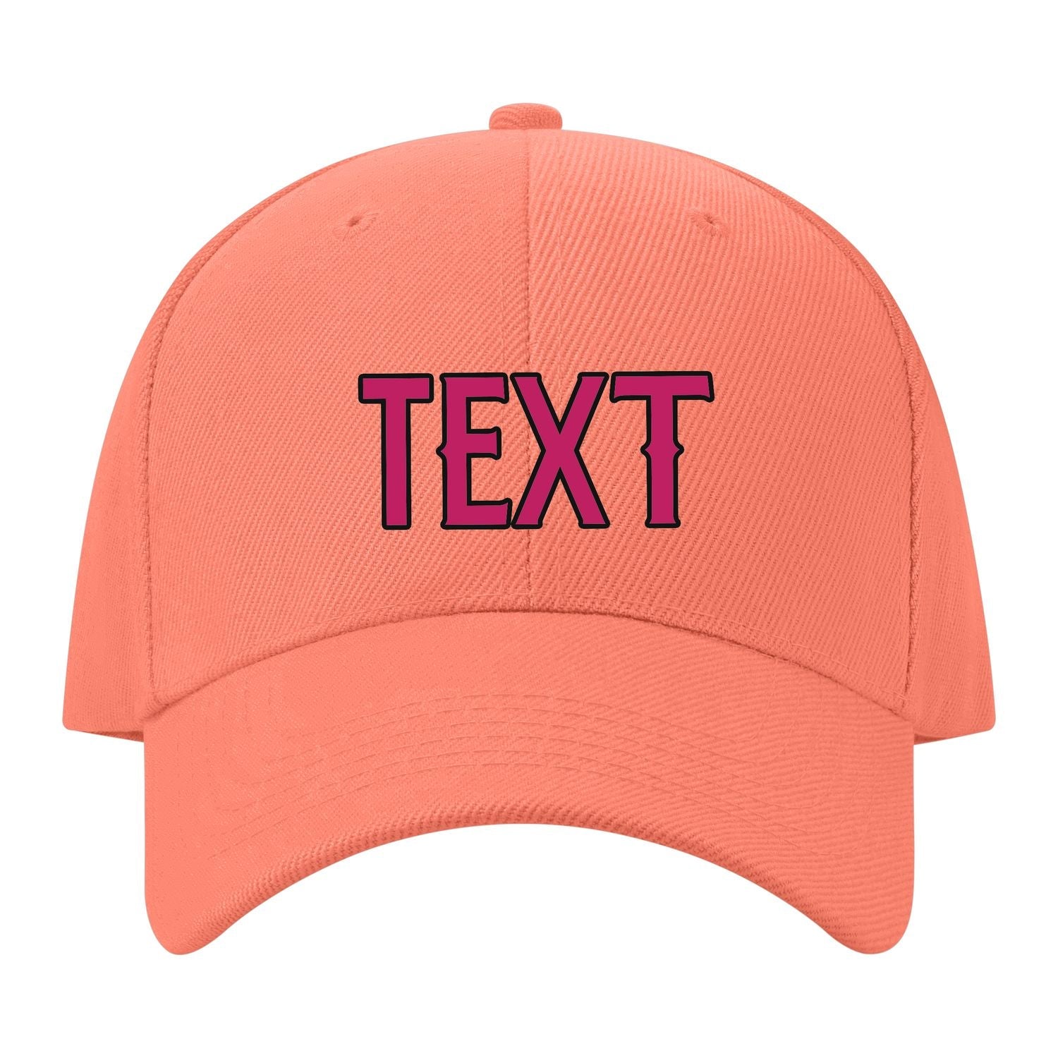 Custom Coral Pink Light Pink Hat 31B21713