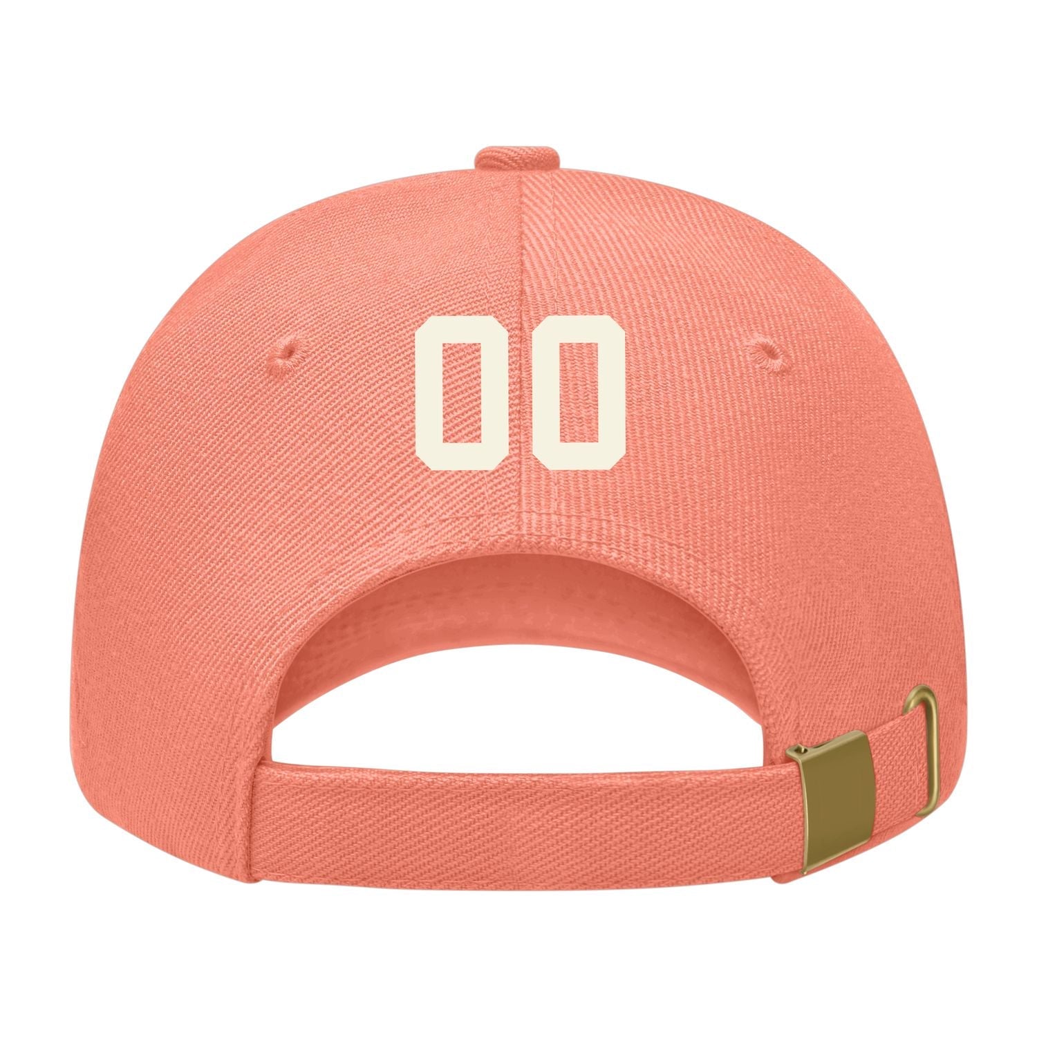 Custom Coral Pink Light Purple Hat 31B21803