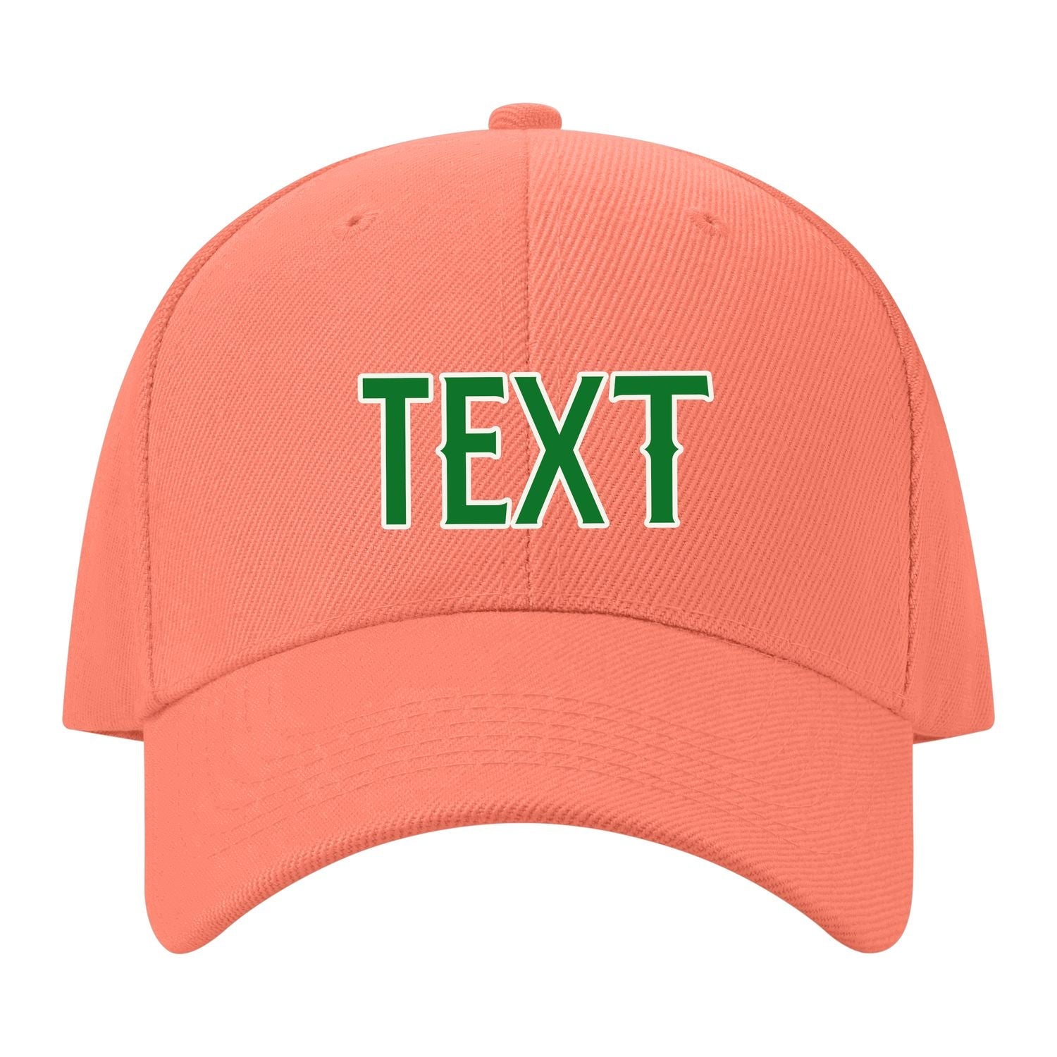 Custom Coral Pink Misty Rose Hat 31B21824
