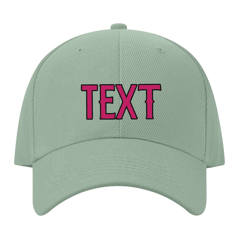 Custom Ash Green Light Pink Hat 32B21713