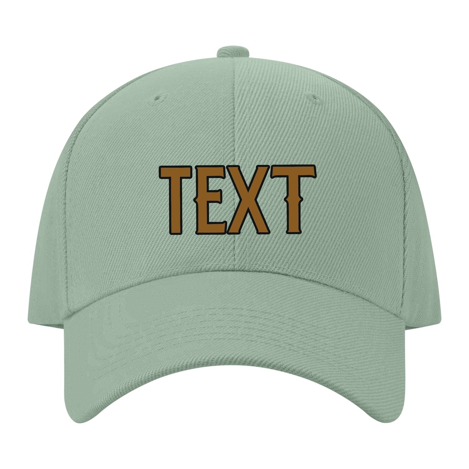 Custom Ash Green Dark Green Hat 32B21722