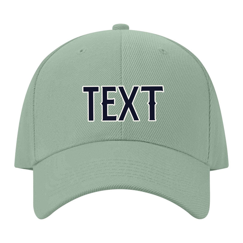 Custom Ash Green Pale Peach Hat 32B21811