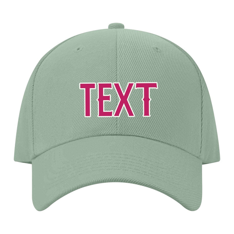 Custom Ash Green Light Pink Hat 32B21813