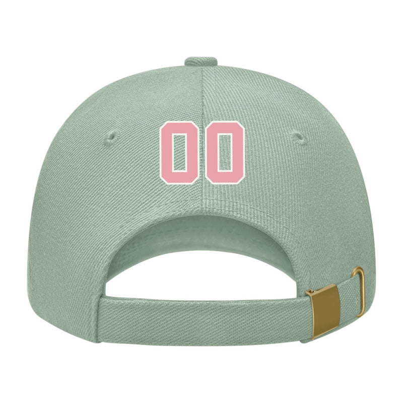 Custom Ash Green Light Emerald Green Hat 32B21821