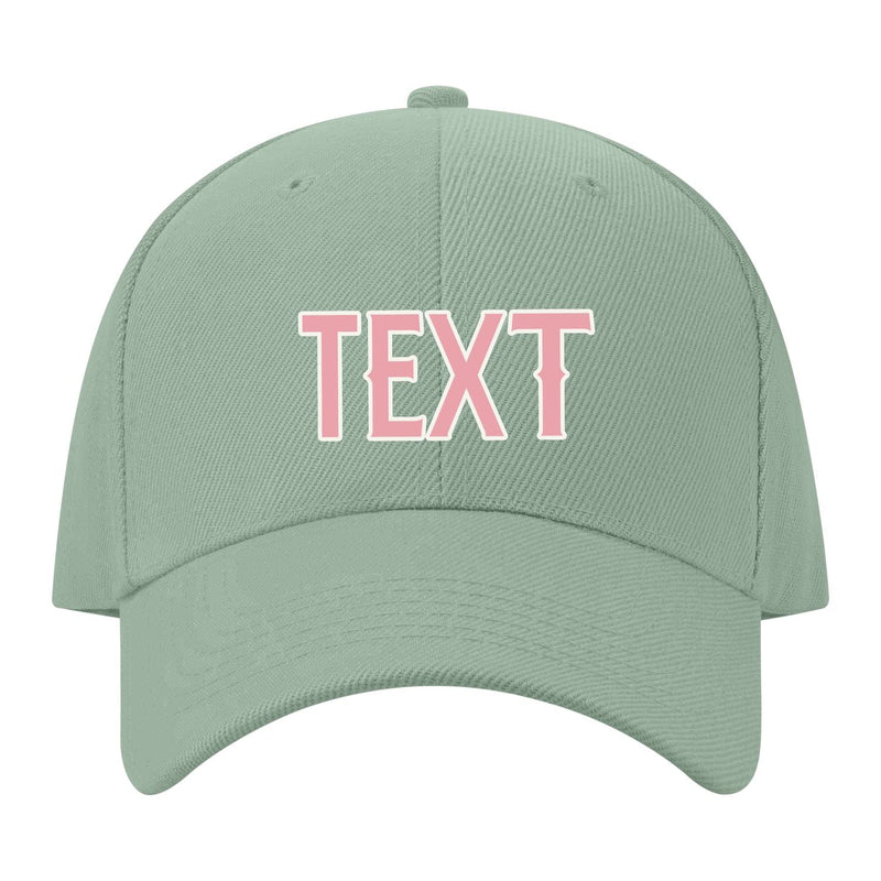 Custom Ash Green Light Emerald Green Hat 32B21821