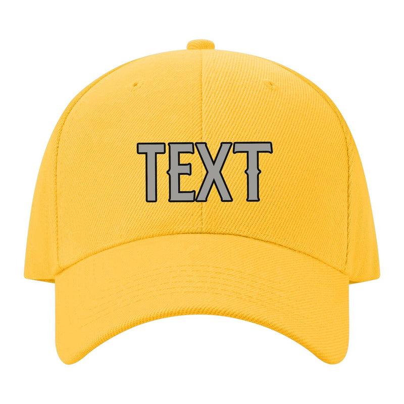 Custom Gold Light Green Hat 33B21704