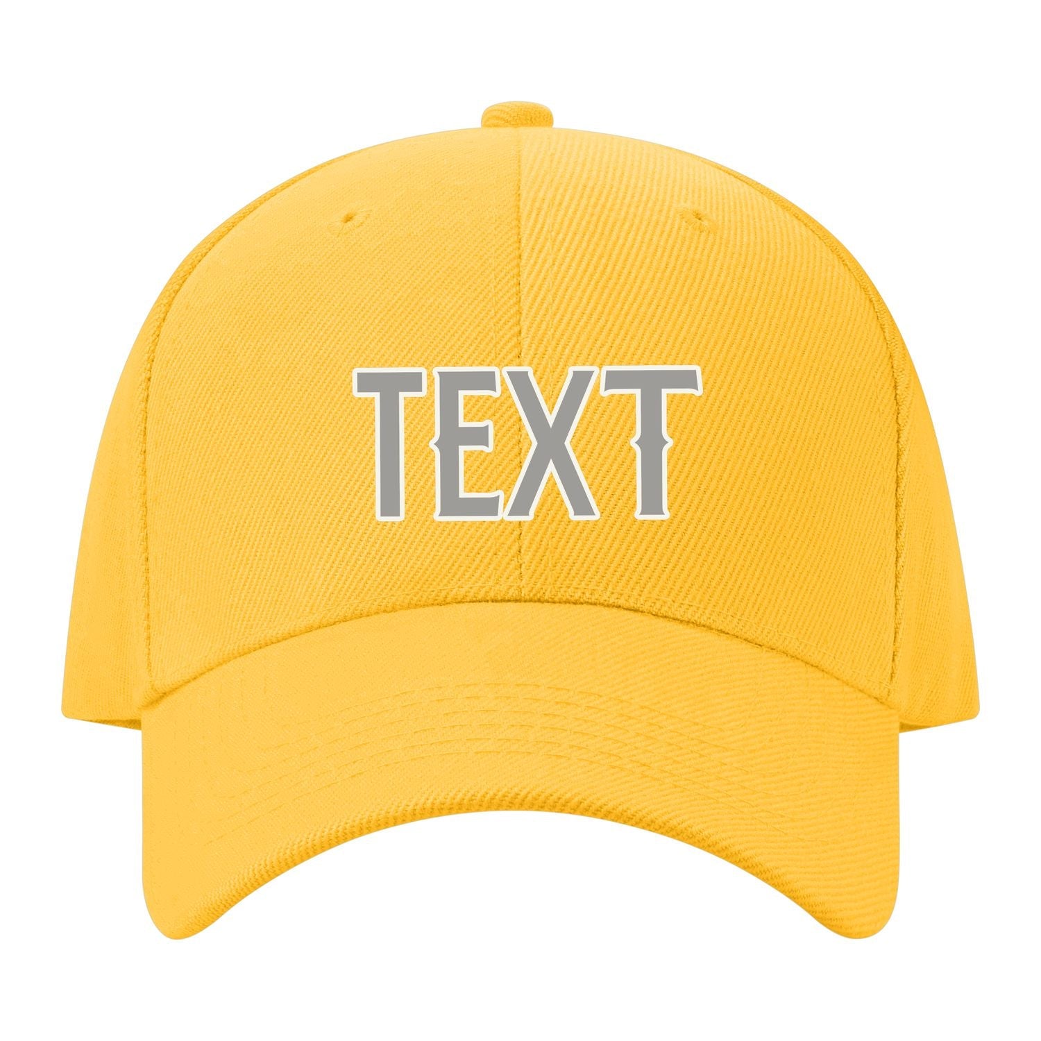 Custom Gold Light Green Hat 33B21804