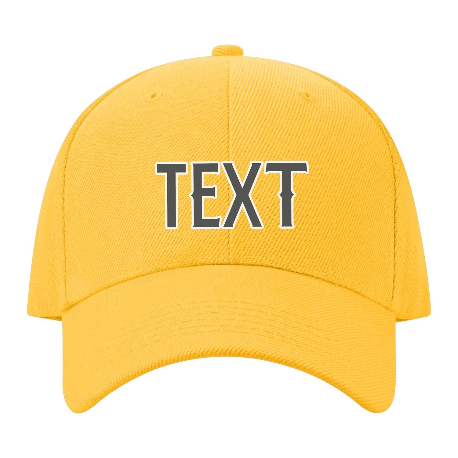 Custom Gold Orange Hat 33B21820