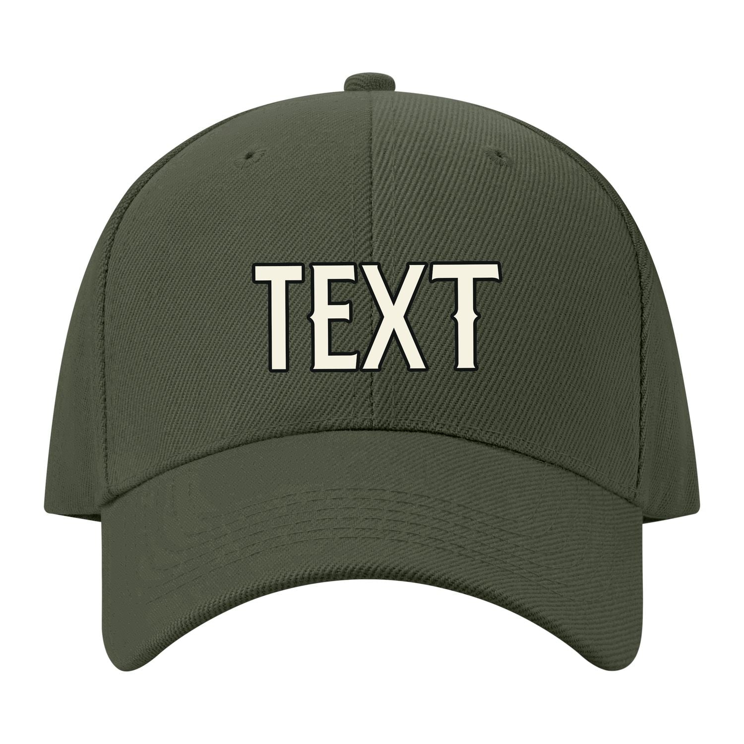 Custom Dark Green Light Purple Hat 34B21703