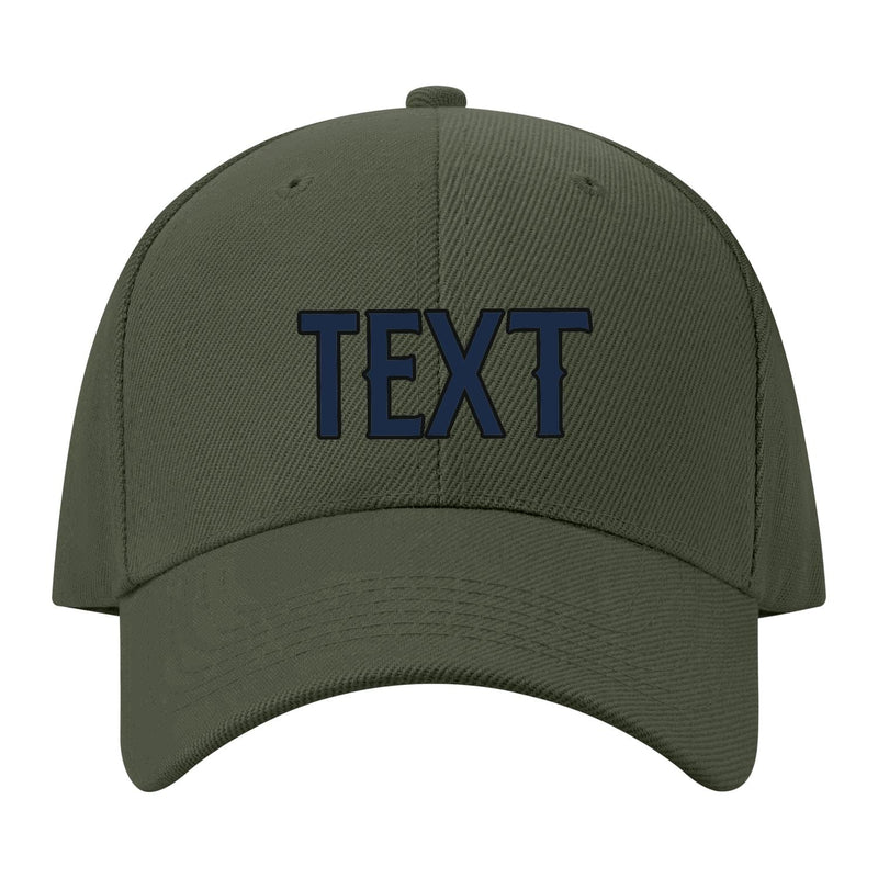 Custom Dark Green Pink Hat 34B21710