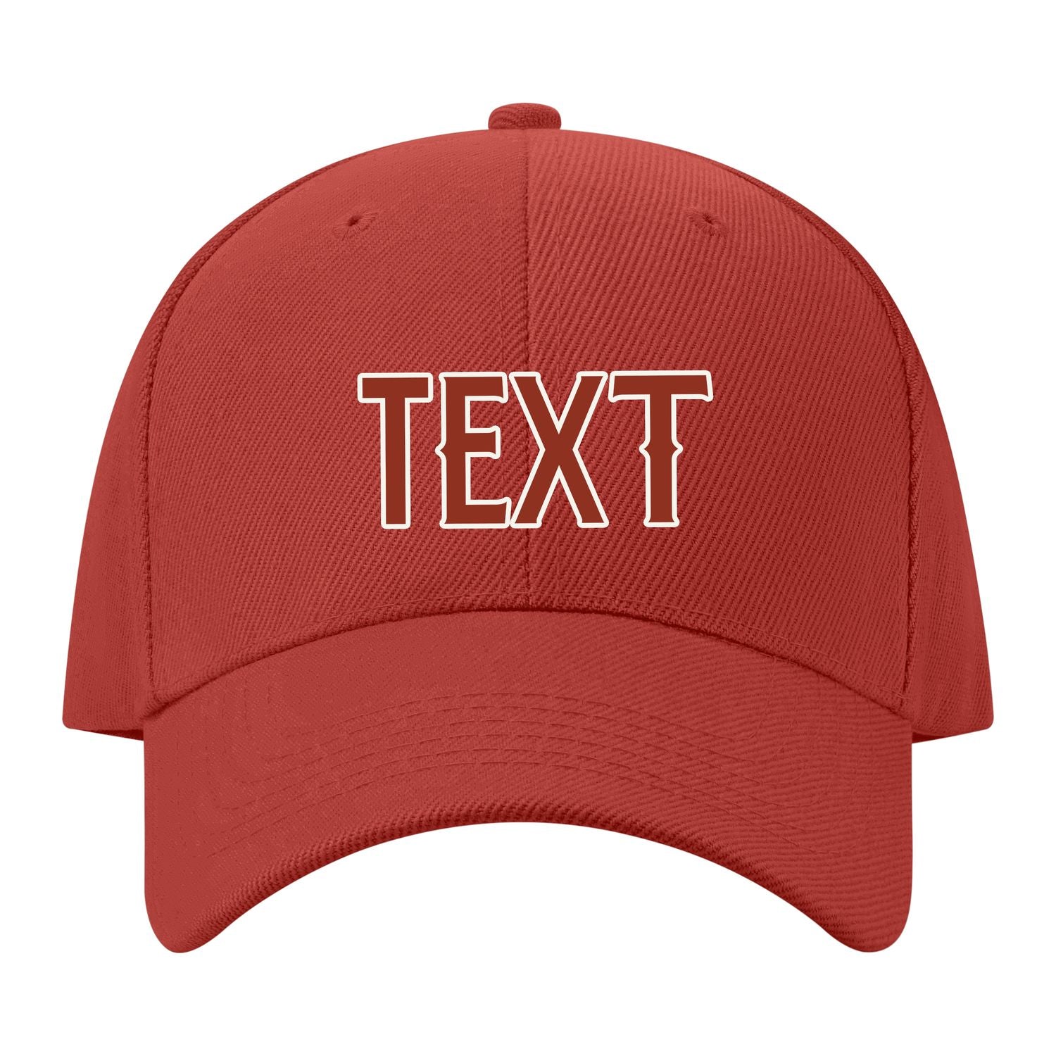 Custom Coral Red Copper Hat 35B21816