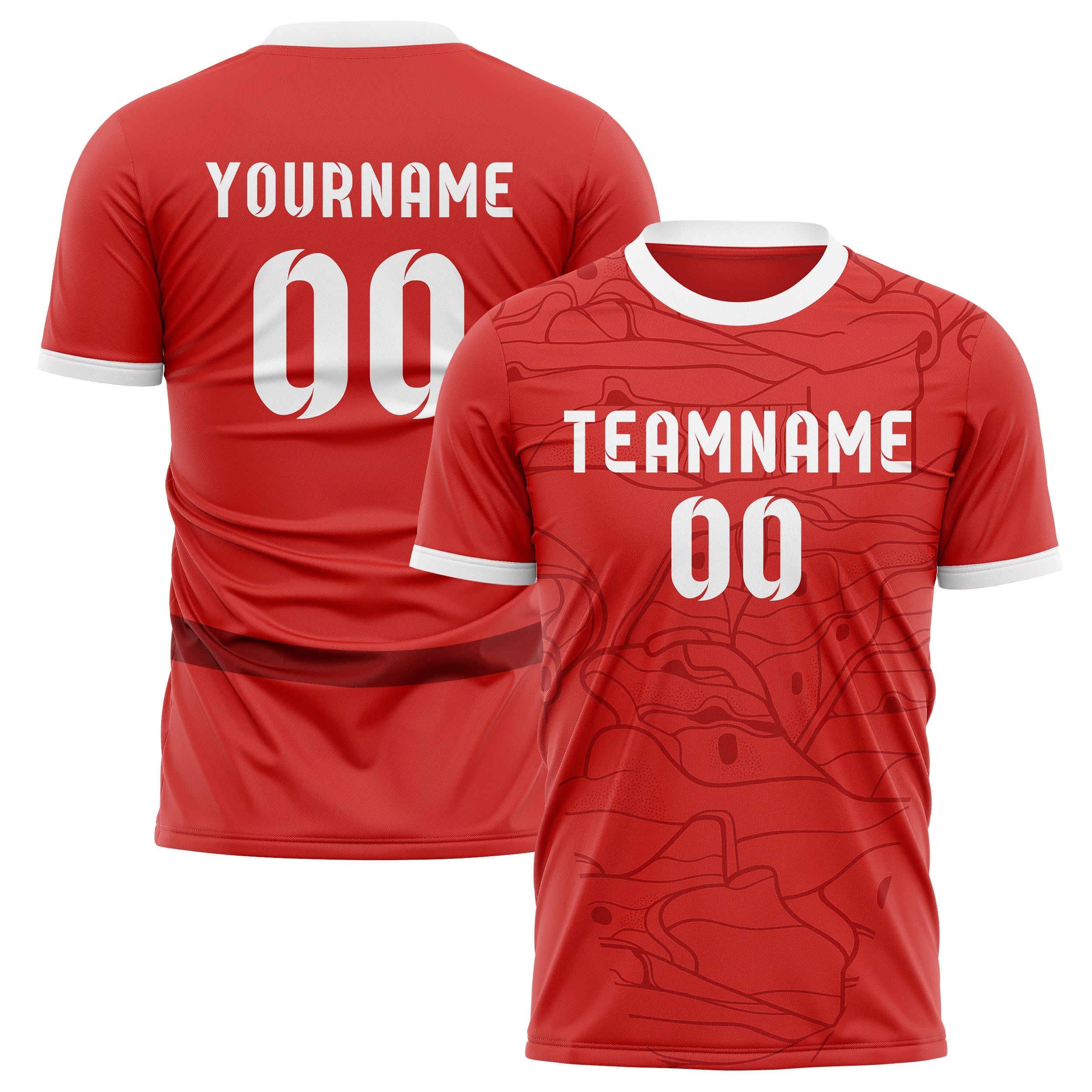 Austria Home Inspired Football Jersey – Custom Name, Number & Logo