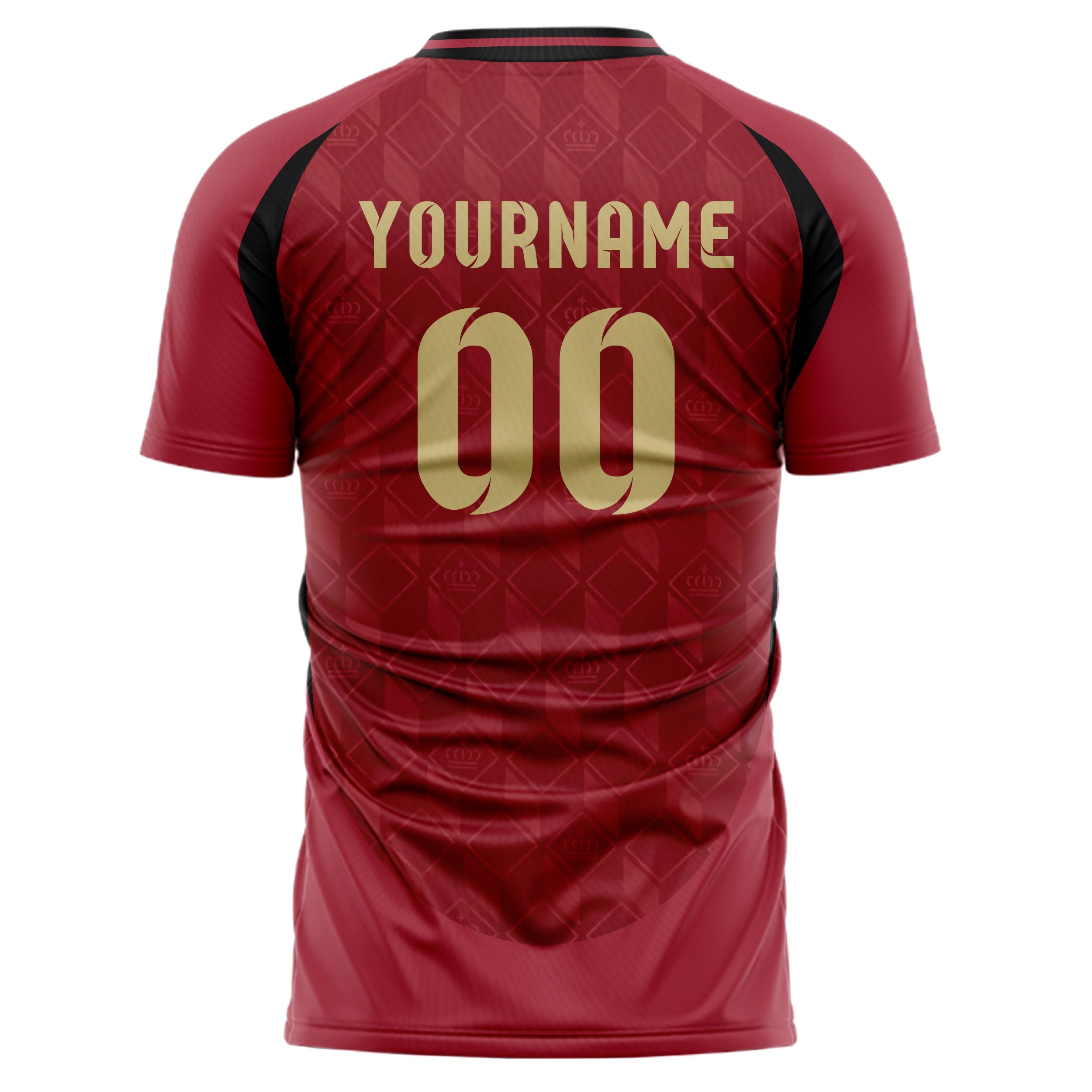 Belgium Home Inspired Football Jersey – Custom Name, Number & Logo