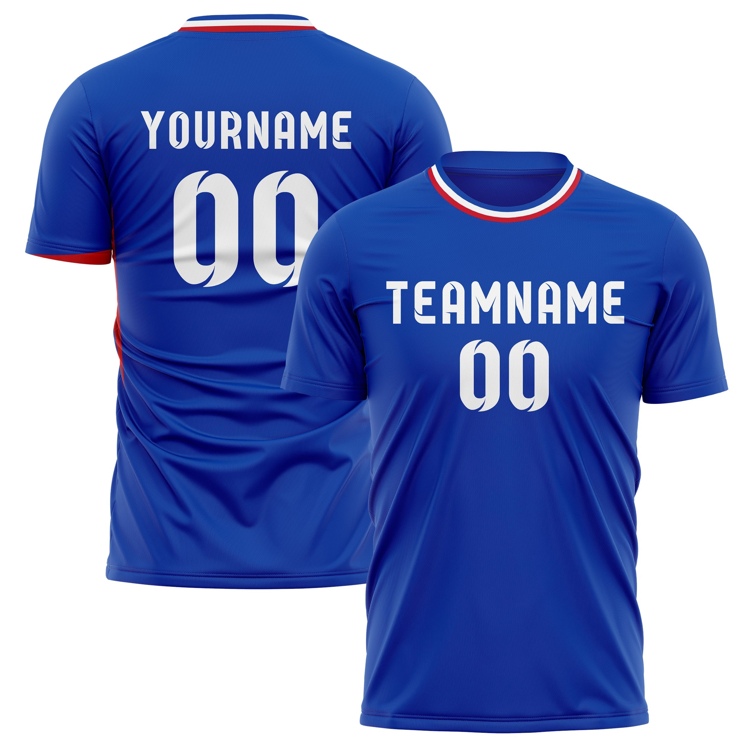 France Home Inspired Football Jersey – Custom Name, Number & Logo