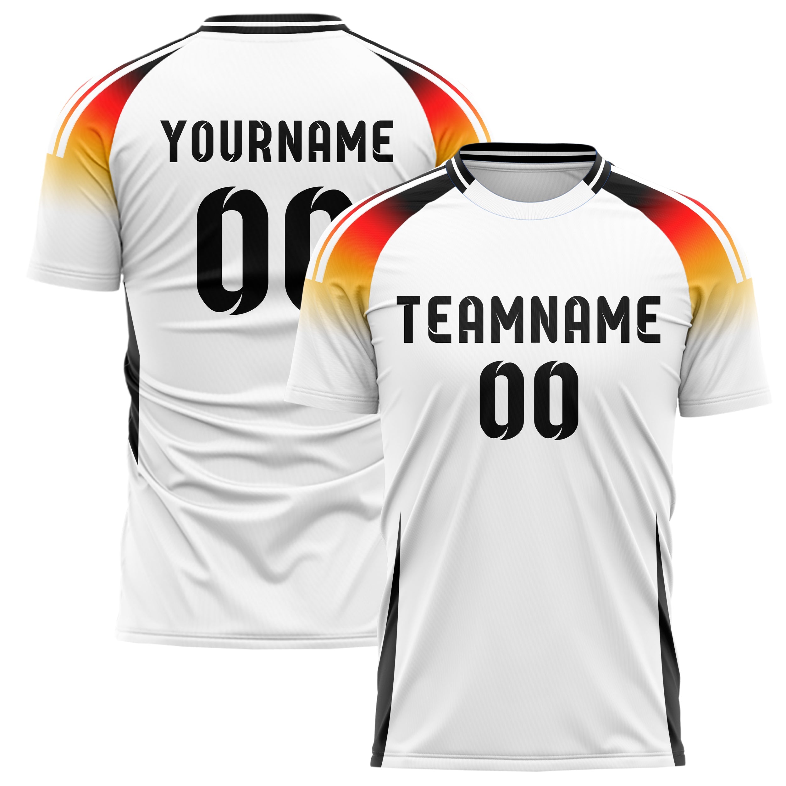 Germany Home Inspired Football Jersey – Custom Name, Number & Logo