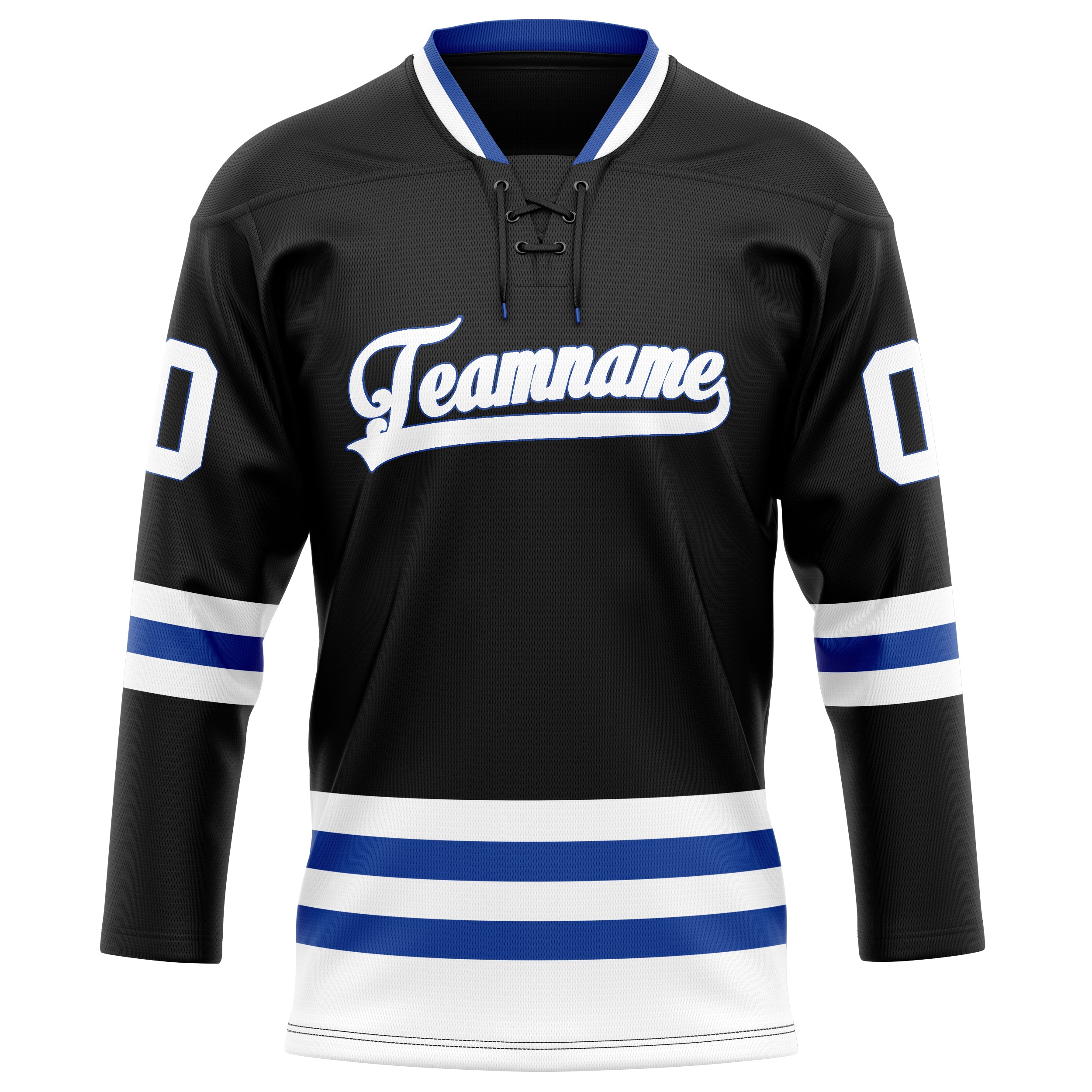 Custom Black Royal Solid Colour Hockey Jersey