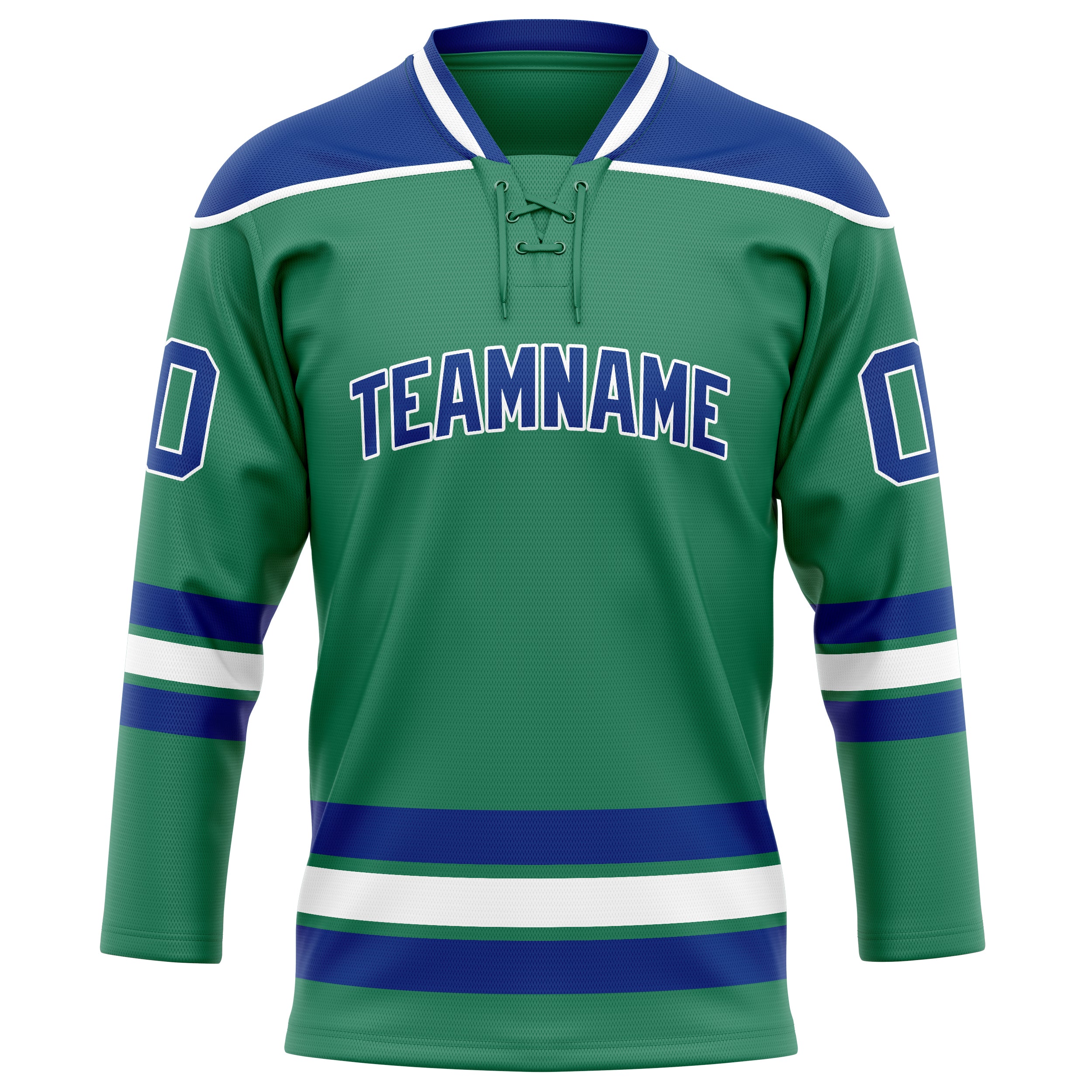 Custom Green Royal Solid Colour Hockey Jersey