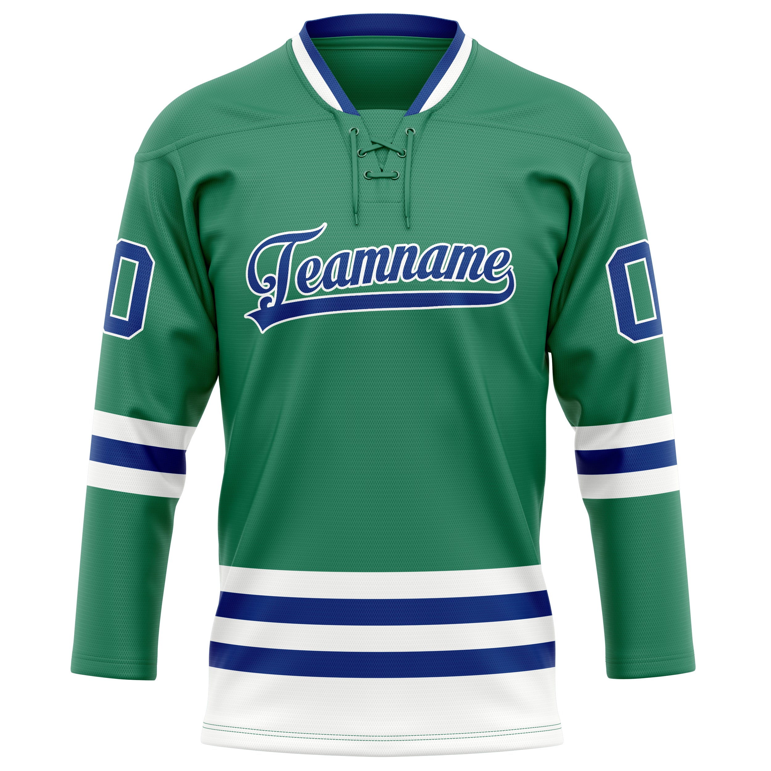 Custom Green Royal Solid Colour Hockey Jersey