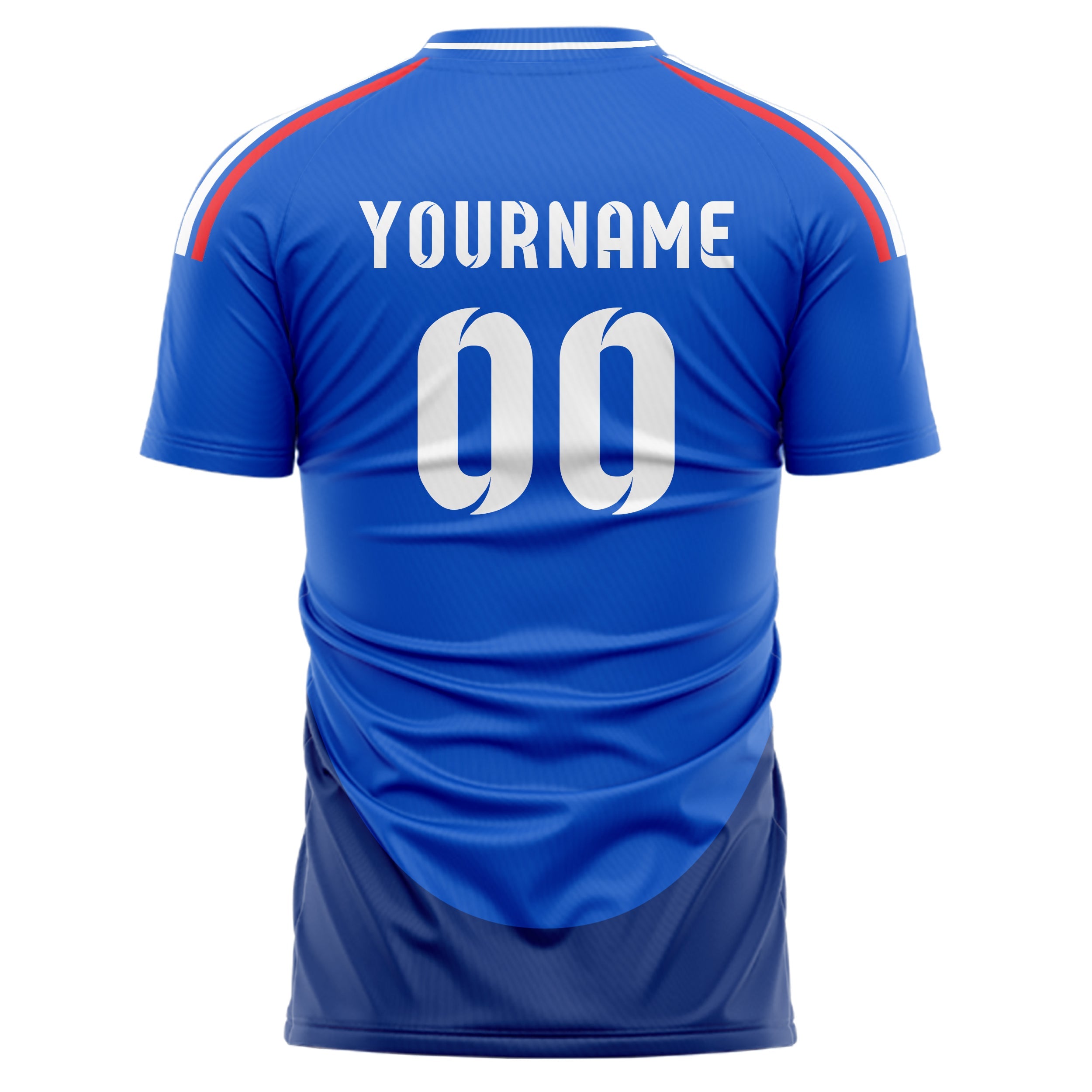 Italy Home Inspired Football Jersey – Custom Name, Number & Logo