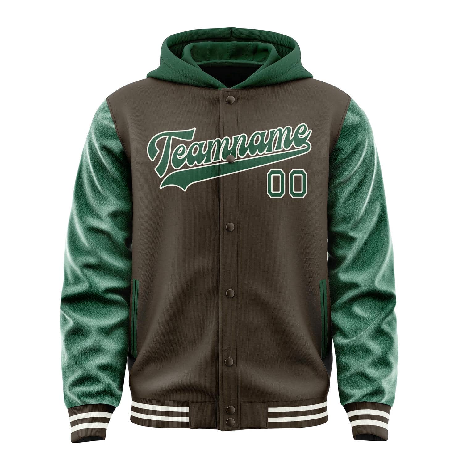 Custom Brown Green Jacket