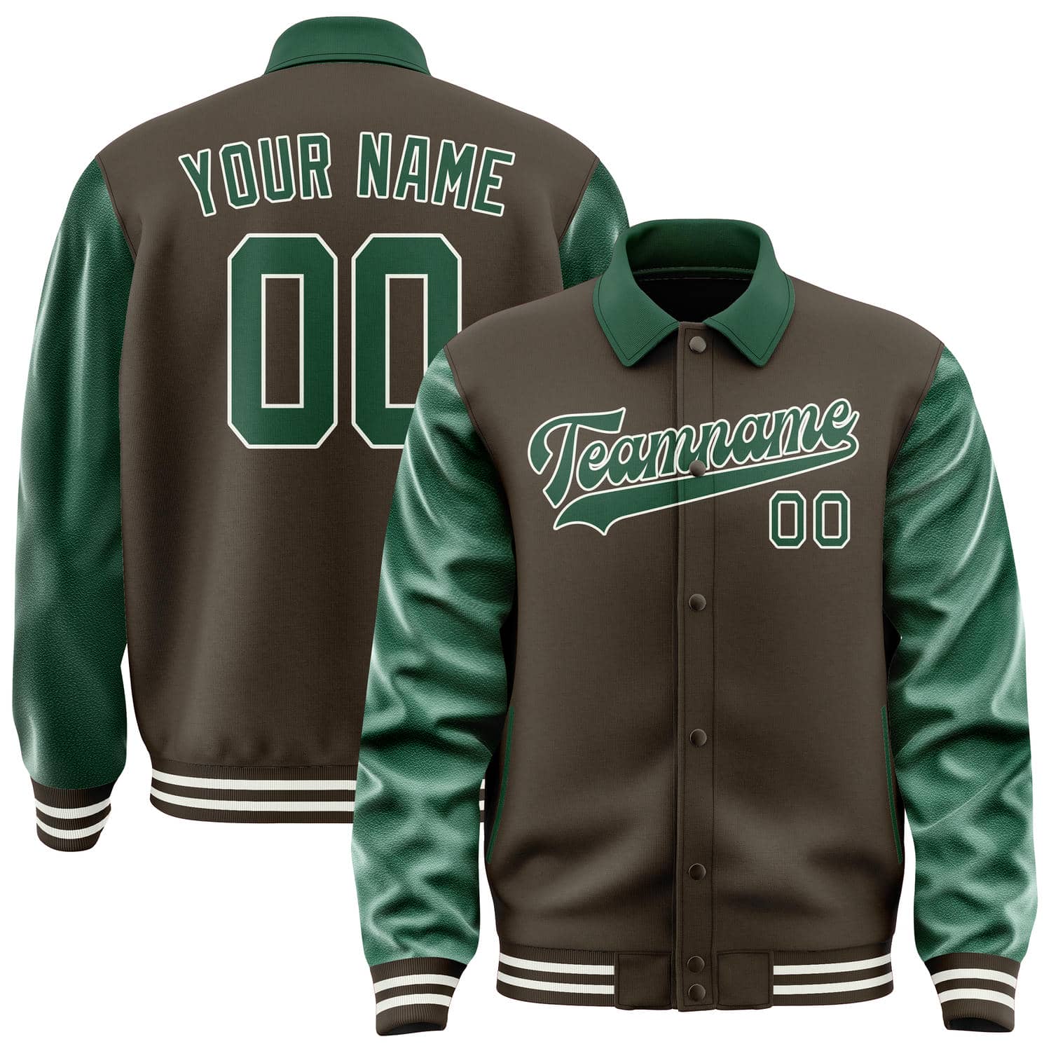Custom Brown Green Jacket