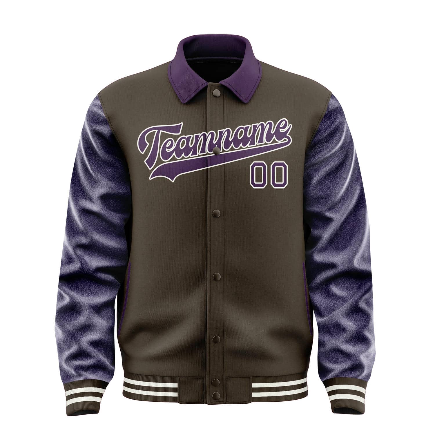 Custom Brown Purple Jacket