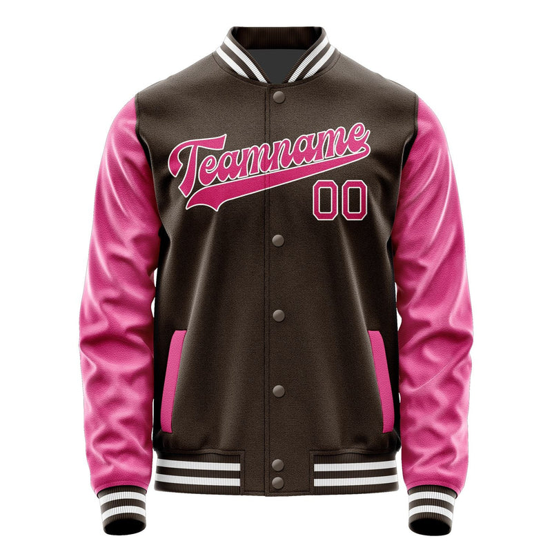 Custom Brown Pink Jacket JA0101130118B31813