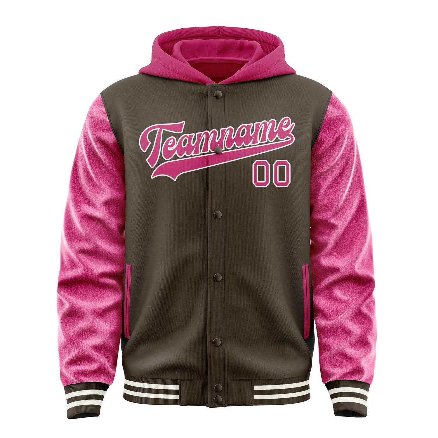 Custom Brown Pink Jacket