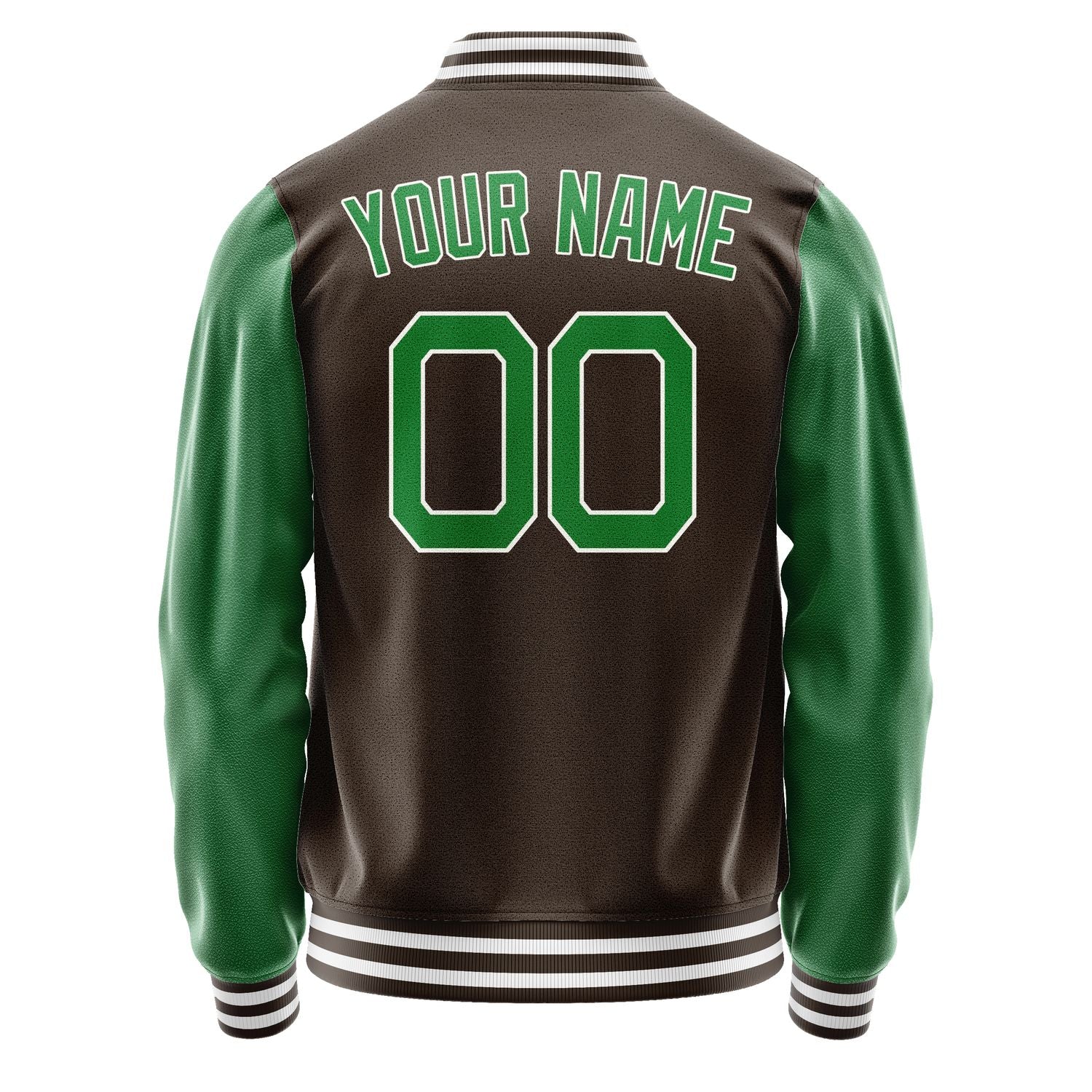 Custom Brown Emerald Green Jacket JA0101240118B21824