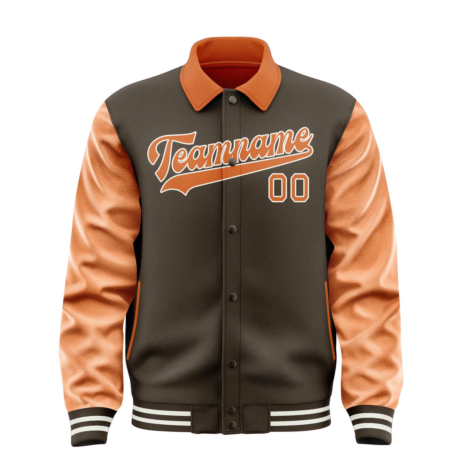 Custom Brown Orange Jacket