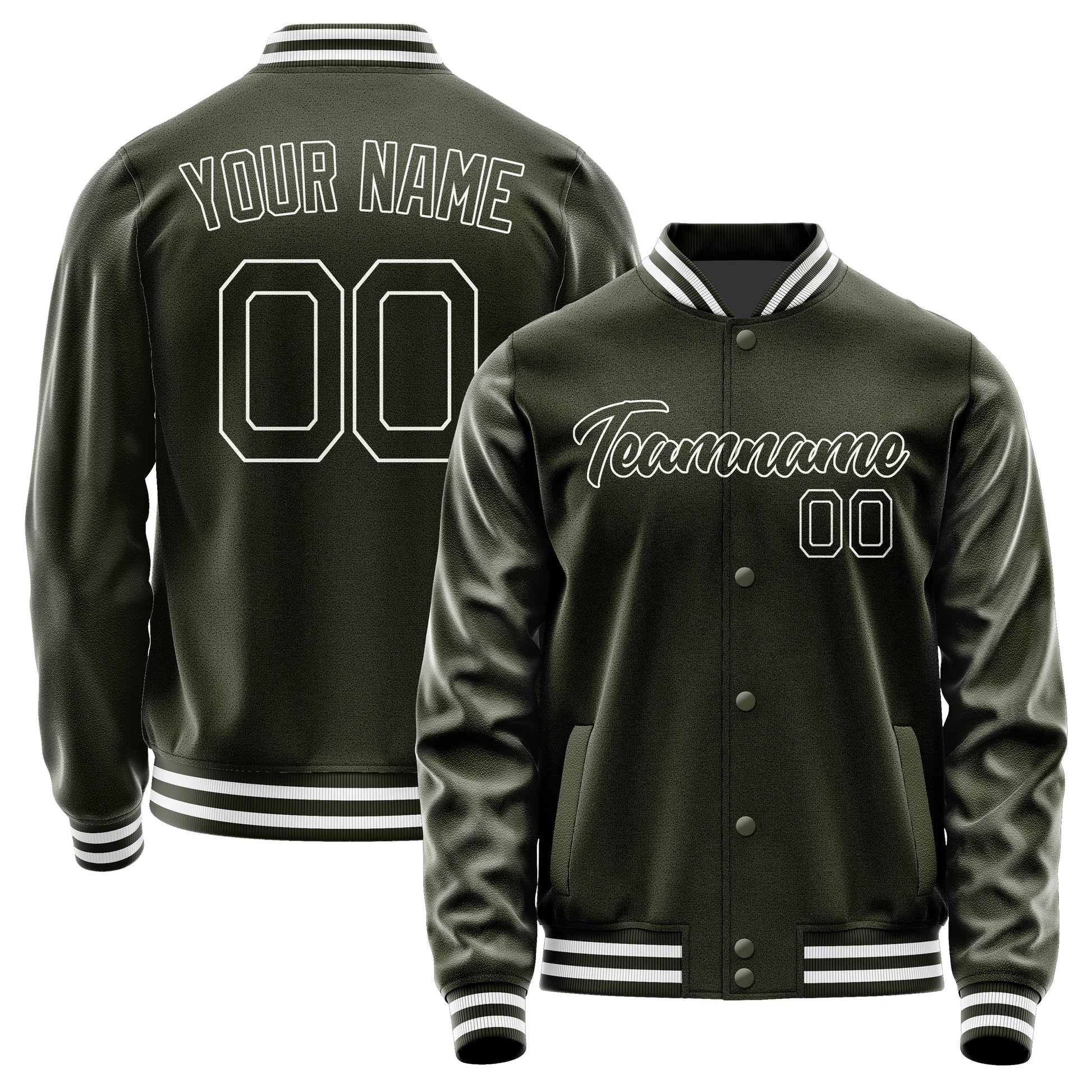 Custom Olive Olive Jacket JA0202020218B21802
