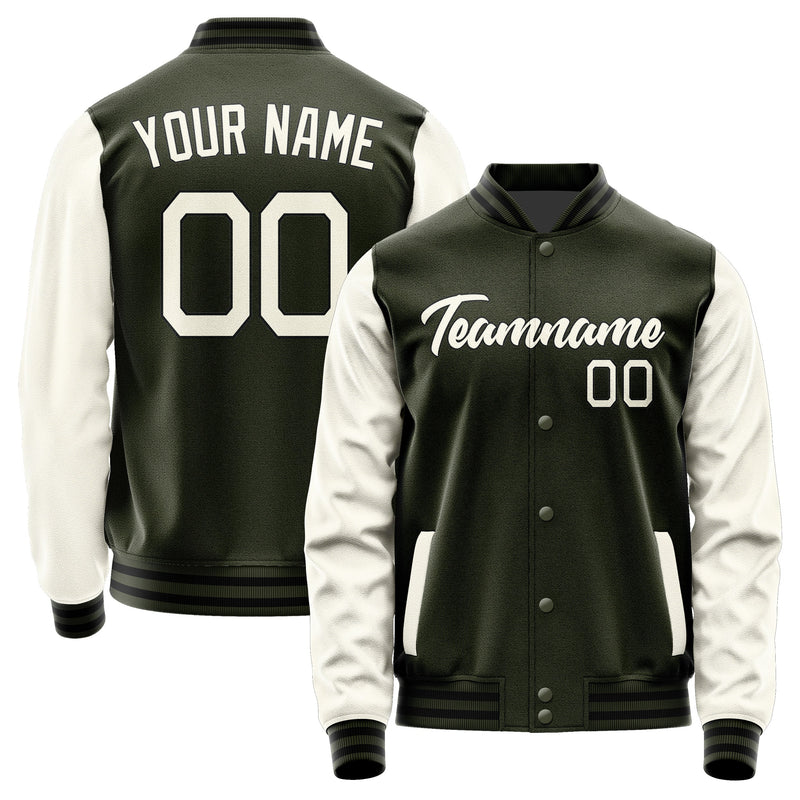 Custom Olive Cream Jacket JA0202030217B21703