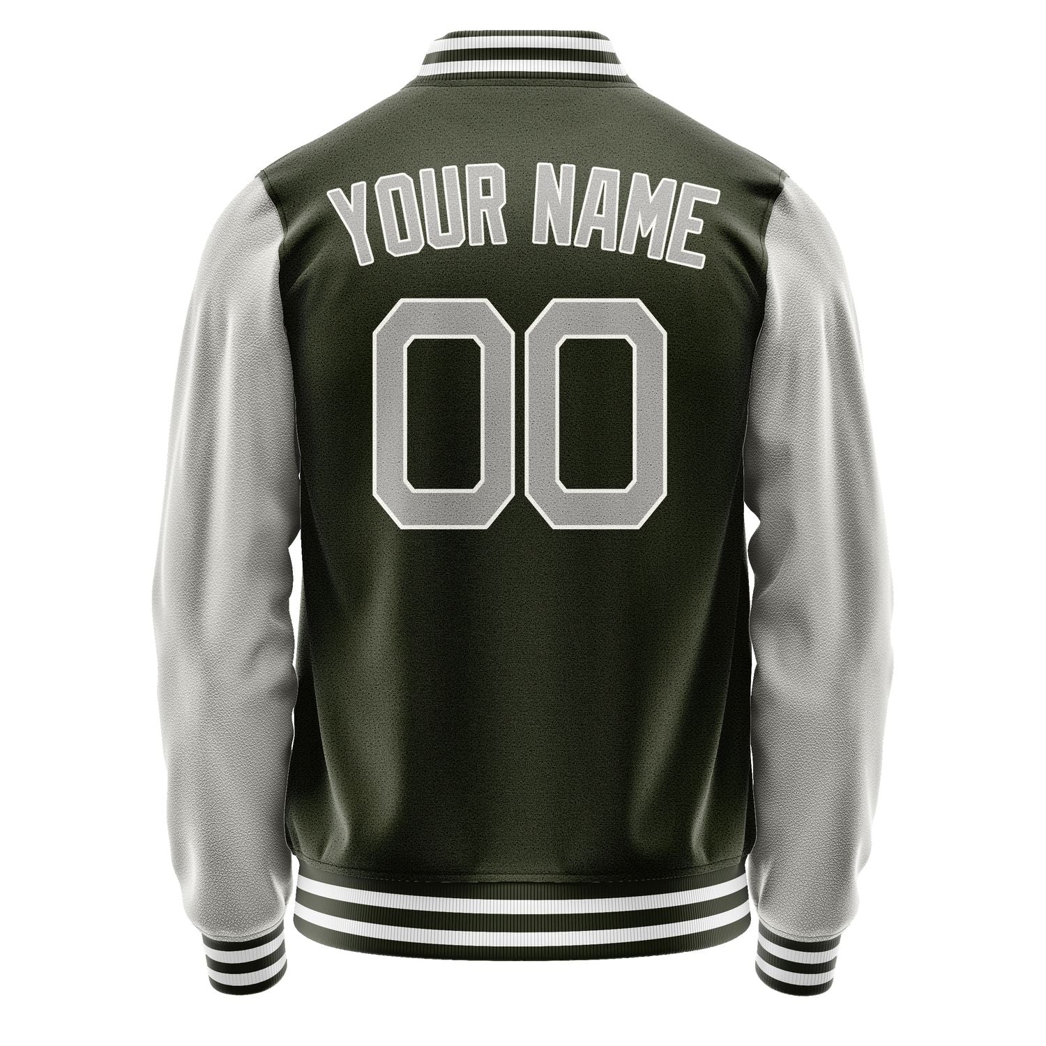 Custom Olive Gray Jacket JA0202040217B21704