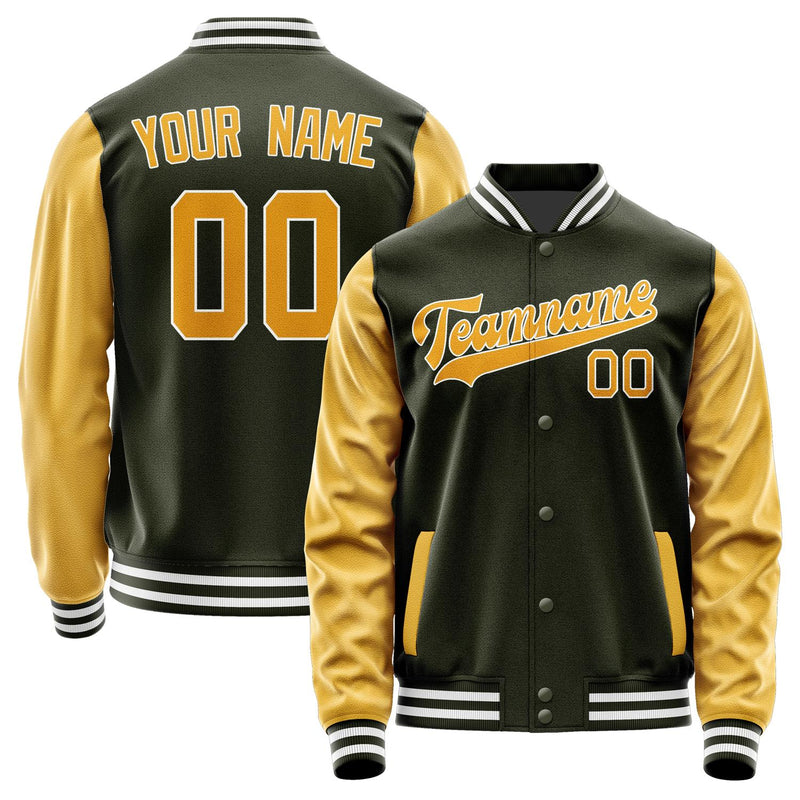 Custom Olive Yellow Jacket JA0202190218B31819