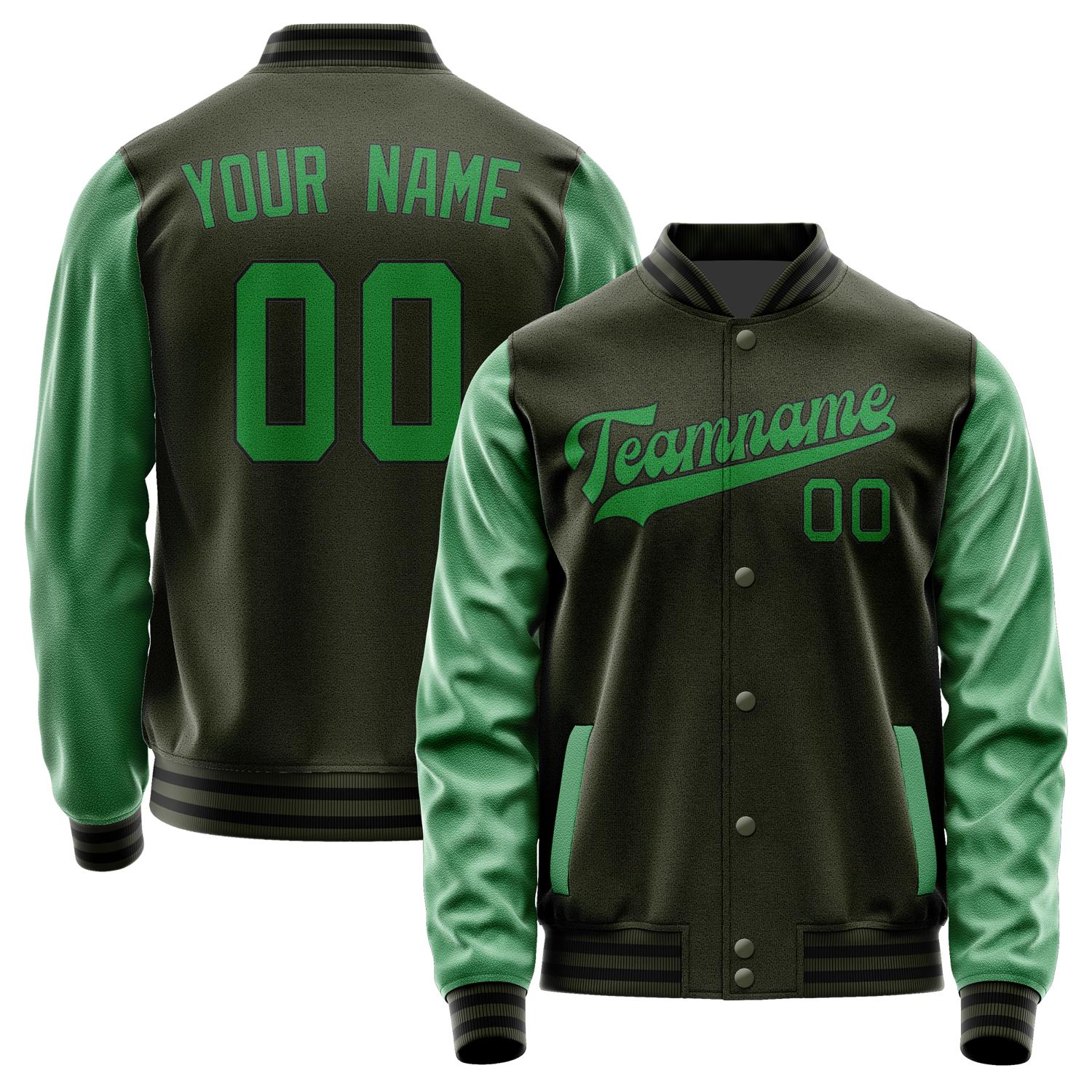 Custom Olive Emerald Green Jacket JA0202240217B31724