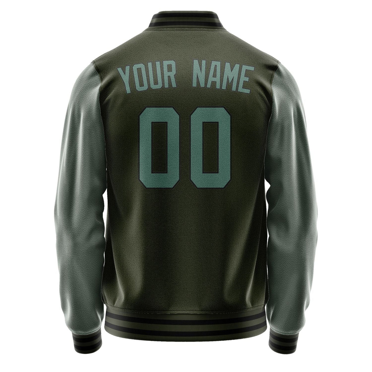 Custom Olive Blue Green Jacket JA0202270217B31727