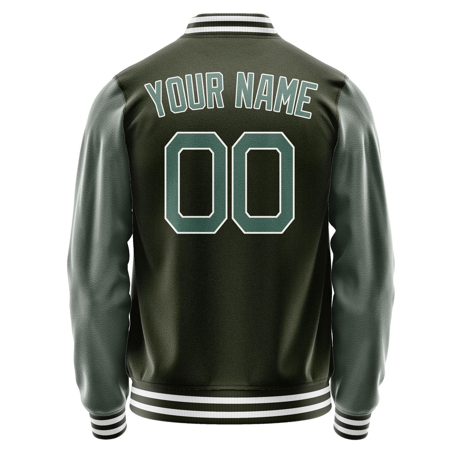 Custom Olive Blue Green Jacket JA0202270218B21827