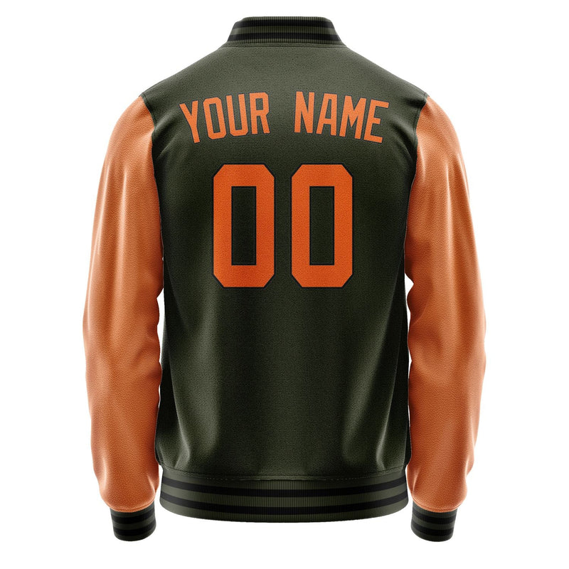 Custom Olive Orange Jacket JA0202280217B31728