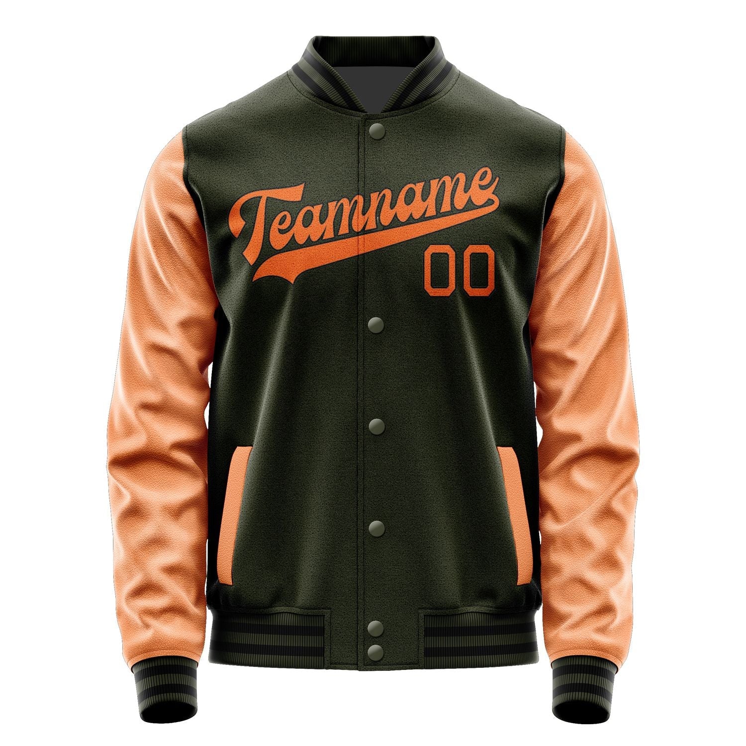 Custom Olive Orange Jacket JA0202280217B31728