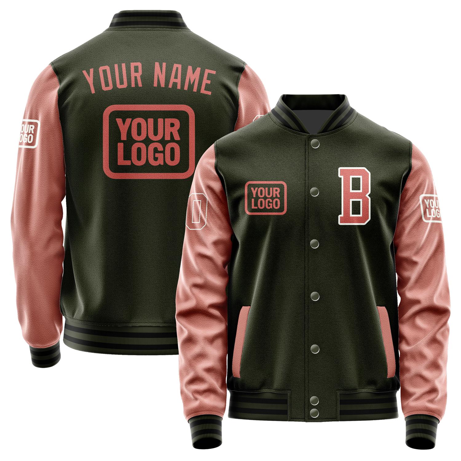 Custom Olive Copper Rose Jacket JA020229021718292918