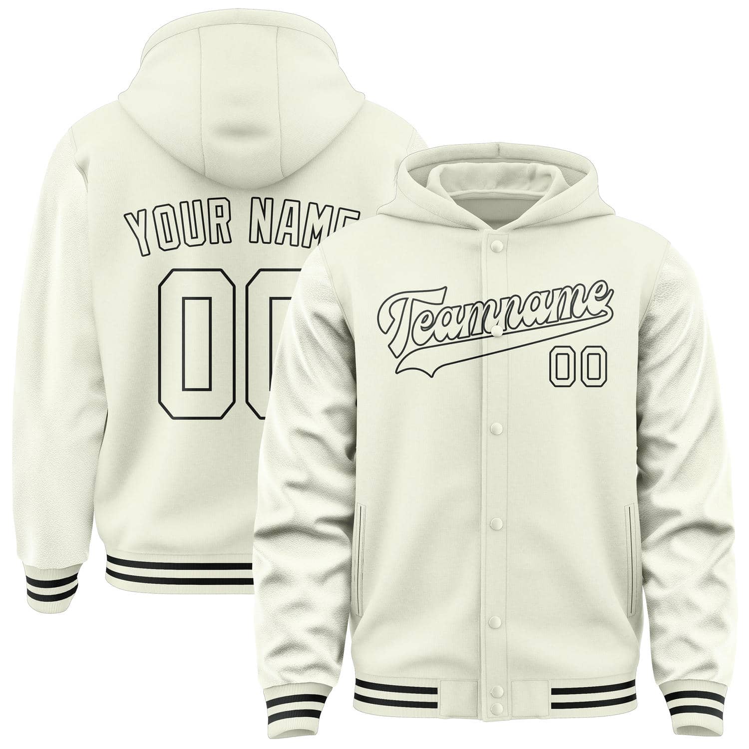 Custom Cream Cream Jacket