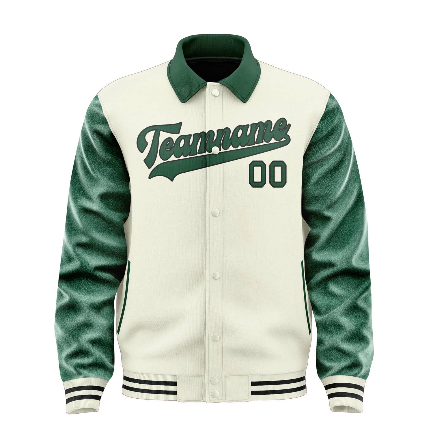 Custom Cream Green Jacket